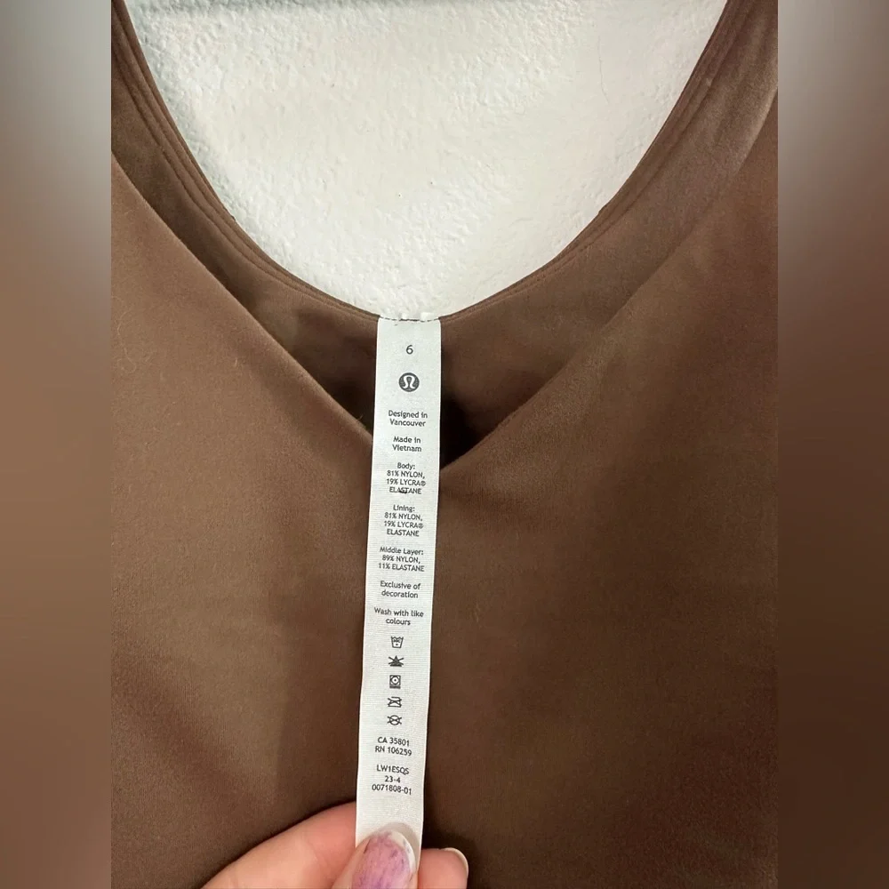 Brown Lululemon bodysuit - Picture 3 of 4
